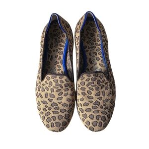 Rothy's Size 8 Round Leopard Print Loafers